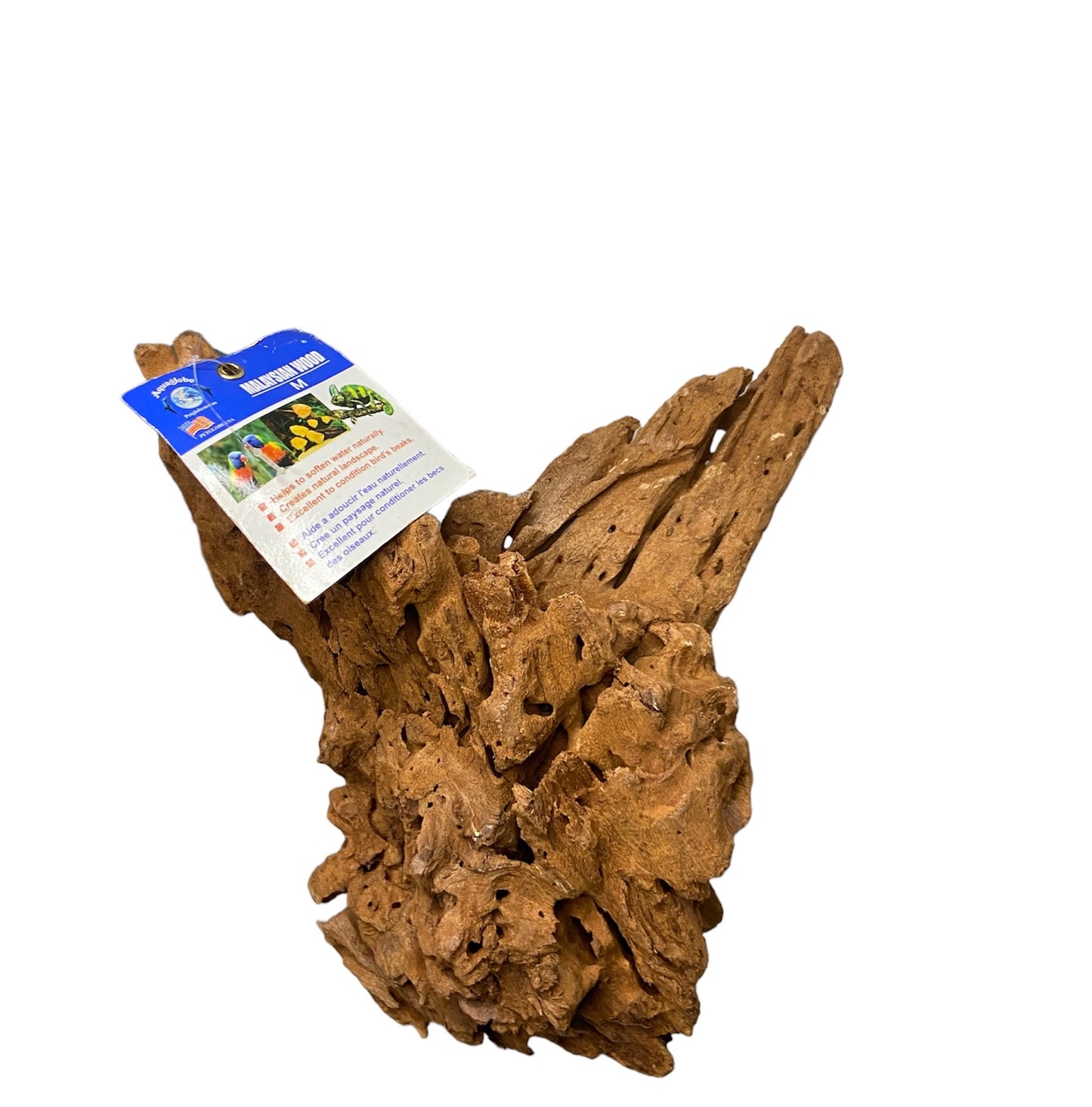 Aquaglobe Large Malaysian wood 12”-14”