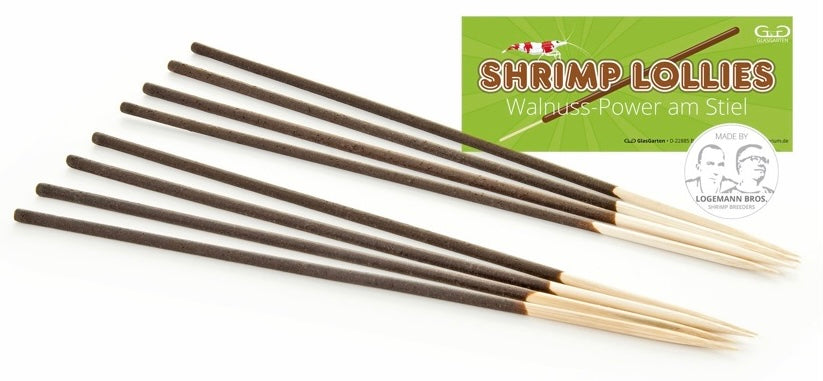 Shrimp lollies