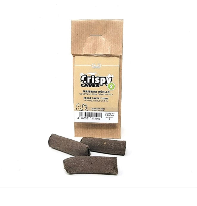 Glasgarten crispy caves- edible shrimp caves small